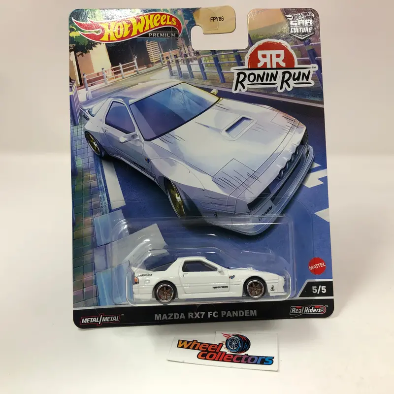 Mazda Rx7 Fc Pandem * White * 2022 Hot Wheels Car Culture Ronin Run Case P 1