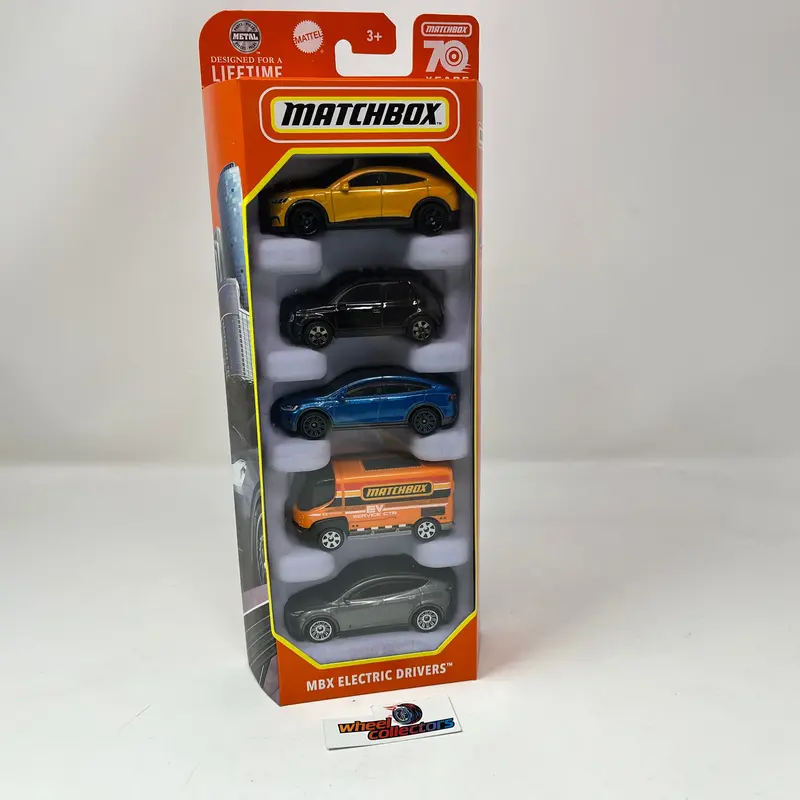 Mbx Electric Drivers 70Th Anniversary * Matchbox 5-Pack 1