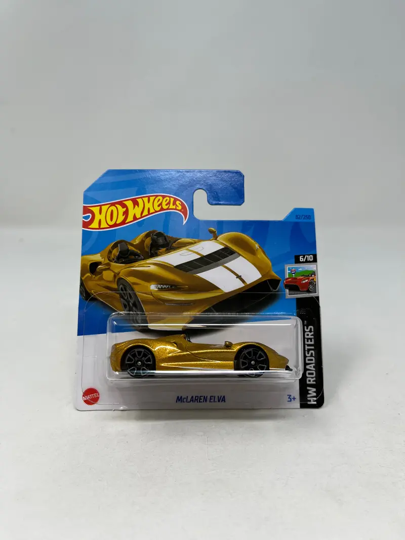 Mclaren Elva #82 * Gold * 2022 Hot Wheels Short Card 1