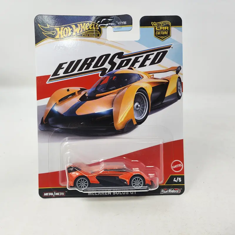 Mclaren Solus Gt 4/5 * 2025 Hot Wheels Car Culture Euro Speed Case L 1
