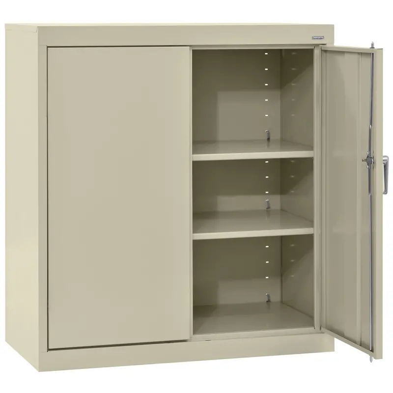Medium Duty Welded Steel Counter-Height Storage Cabinets 1