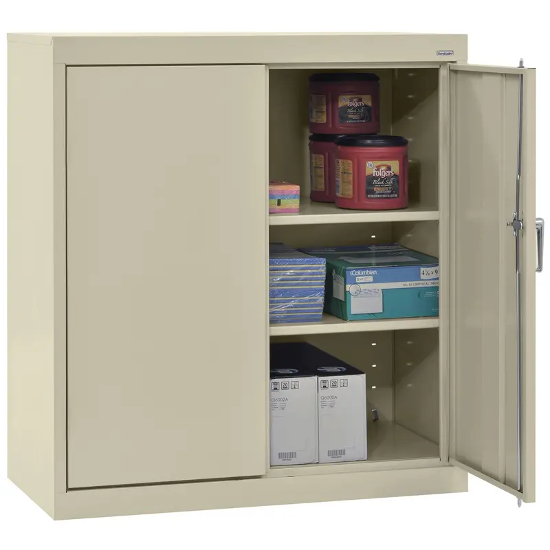 Medium Duty Welded Steel Counter-Height Storage Cabinets 2