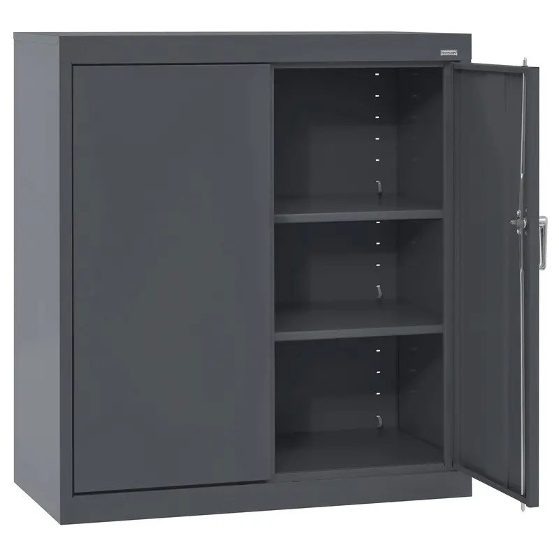 Medium Duty Welded Steel Counter-Height Storage Cabinets 5