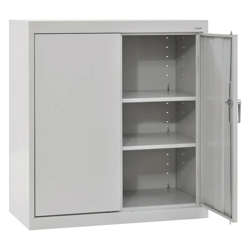 Medium Duty Welded Steel Counter-Height Storage Cabinets 6