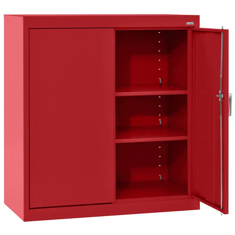 Medium Duty Welded Steel Counter-Height Storage Cabinets 9