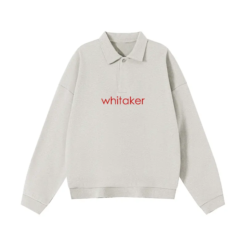 Men’S Half-Placket Polo Collar Sweatshirt 2