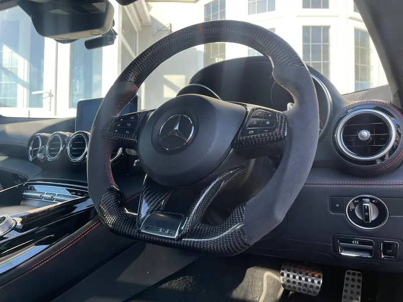 Mercedes Amg Carbon Fibre / Leather Steering Wheel 2