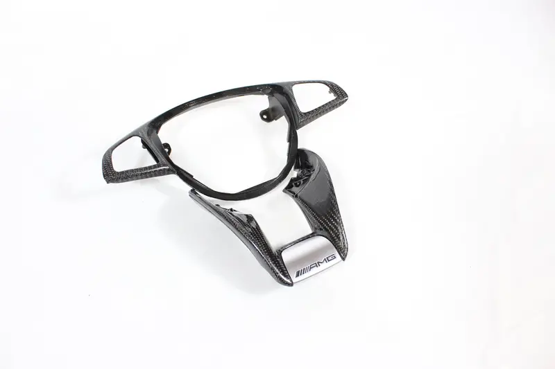 Mercedes Amg Carbon Fibre Steering Wheel Trim 1