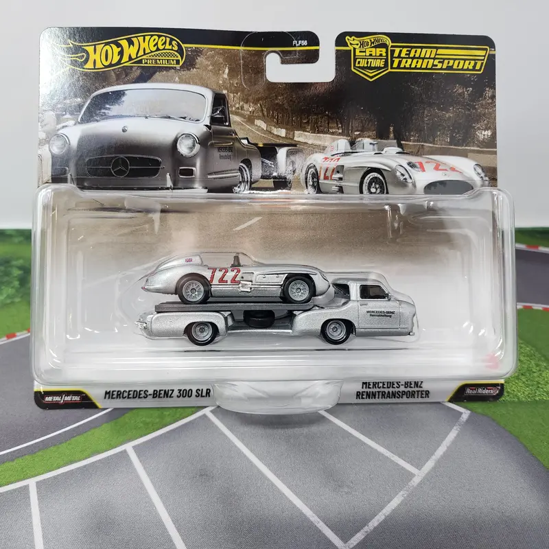 Mercedes-Benz 300 Slr & Renntransporter * 2026 Hot Wheels Team Transport Car Culture Case K 1
