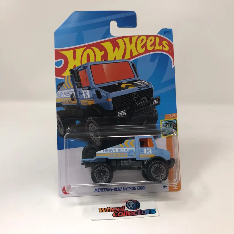 Mercedes-Benz Unimog 1300L #61 * Blue * 2023 Hot Wheels 1