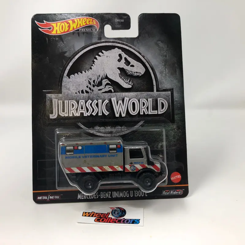 Mercedes-Benz Unimog U 1300 L Jurassic World * 2022 Hot Wheels Retro Entertainment Case K 1