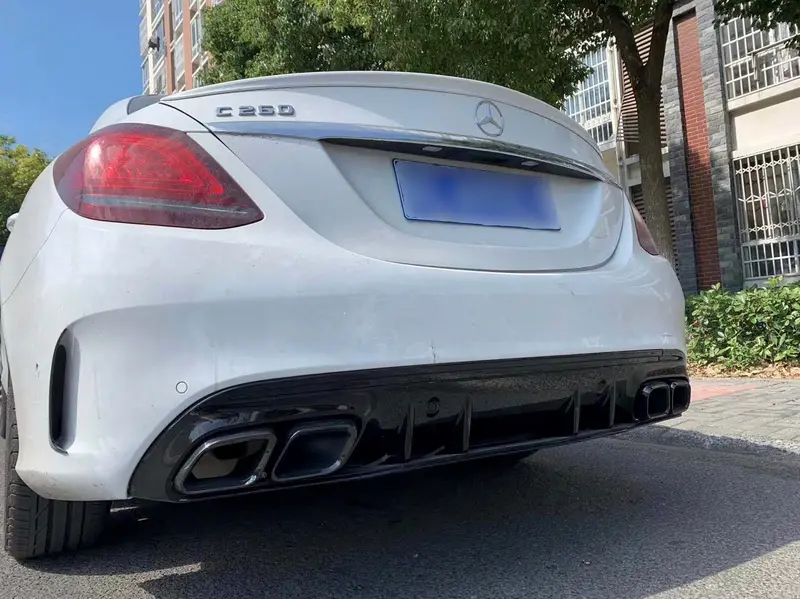 Mercedes-Benz W205 C63 Fl Diffuser & Tips 1