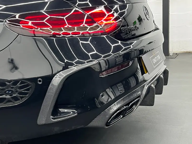 Mercedes C63 Amg Coupe C205 W205 2015-2021 Carbon Fibre Rear Canards 1