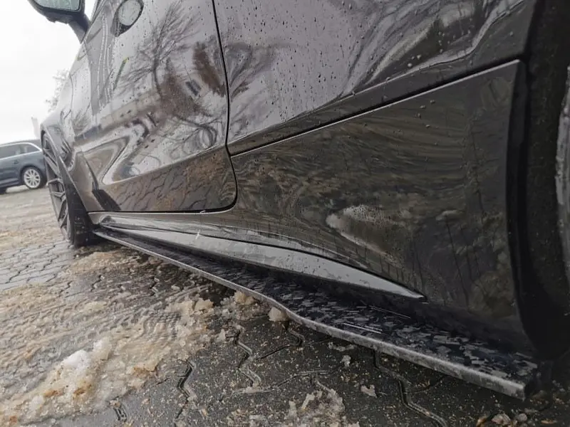 Mercedes C63/C63s W205 Coupe & Saloon Forged Carbon Fibre Side Skirts - D Style 1