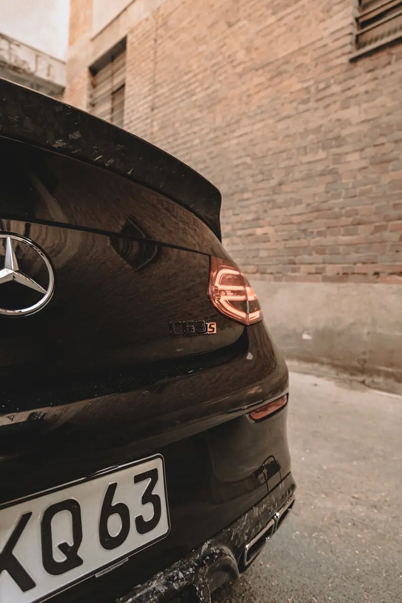 Mercedes C63 W205 Saloon Forged Carbon Fibre Spoiler - Ps Style 2