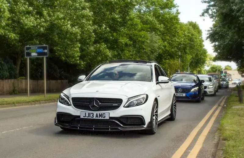 Mercedes C63 W205 Saloon Full Carbon Fibre Kit - Ps X B Style 2