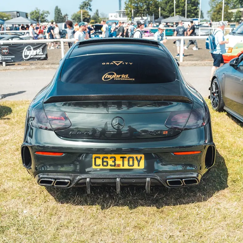 Mercedes W205 C63 & C63 Coupe 2Dr Carbon Diffuser - Oem+ Ct Style 1