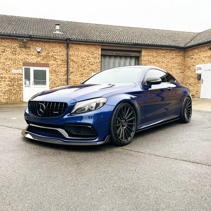 Mercedes W205 C63 & C63s Coupe 2Dr & Saloon 4Dr Carbon Side Skirts - D Style 1