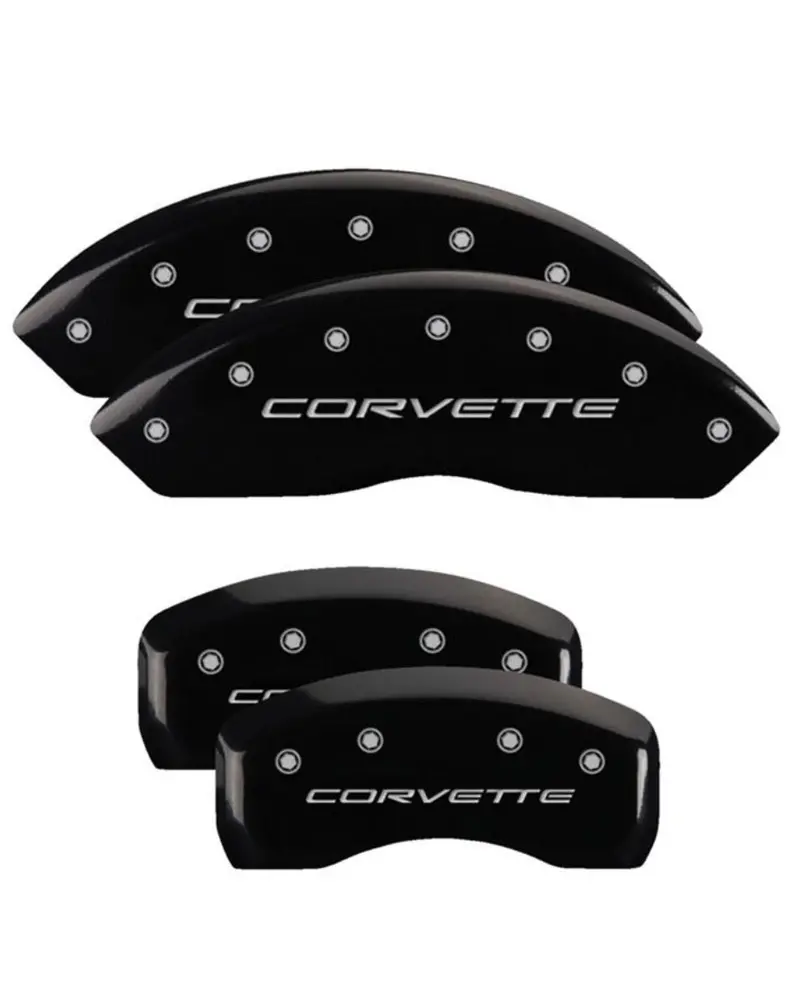Mgp 4 Caliper Covers Engraved Front & Rear C5/Corvette Black Finish 1