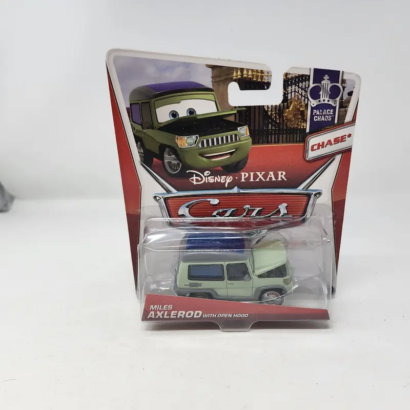 Miles Axlerod With Open Hood Palace Chaos * Disney Pixar Cars 1