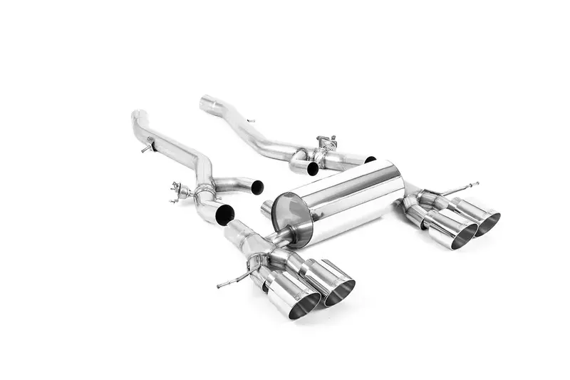 Milltek Axle Back With Quad 4.5" Tips For Bmw G87 M2 Exhaust 1