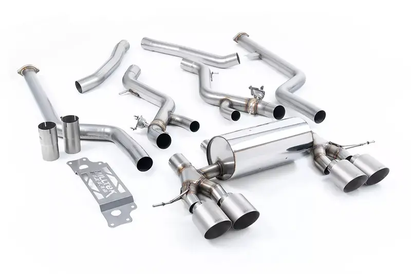 Milltek Non-Resonated Primary Cat-Back For Bmw G87 M2 Exhaust 2