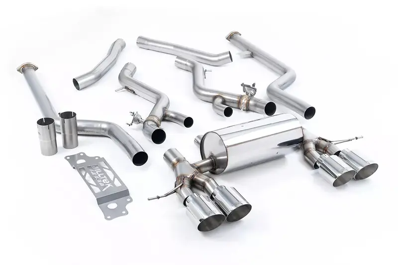 Milltek Non-Resonated Primary Cat-Back For Bmw G87 M2 Exhaust 4