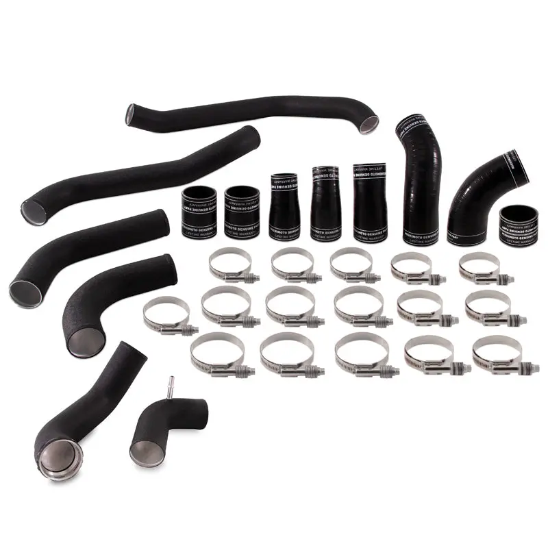 Mishimoto 2017+ Ford F150 3.5L Ecoboost Intercooler Pipe Kit - Wrinkle Black 1