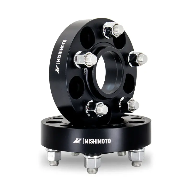 Mishimoto Wheel Spacers - 5X114.3 / 70.5 / 50 / M14 - Black 1