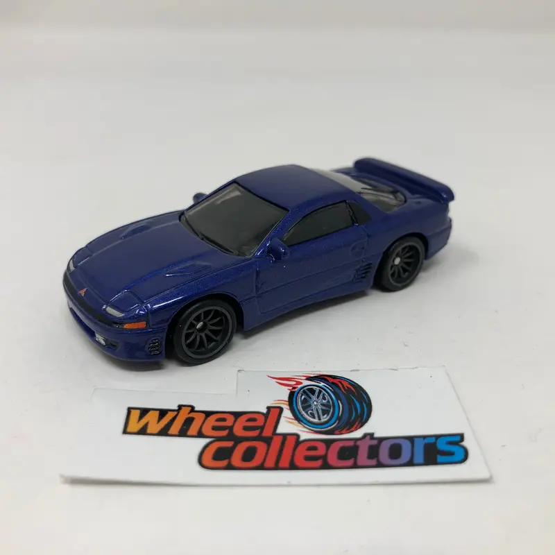 Mitsubishi 3000Gt Vr-4 * Blue * Loose Hot Wheels Real Riders Series 1