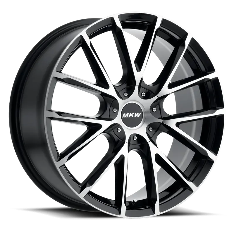 Mkw M123 Wheel 5Lug Gloss Black Machined Face 20X85-1000 1