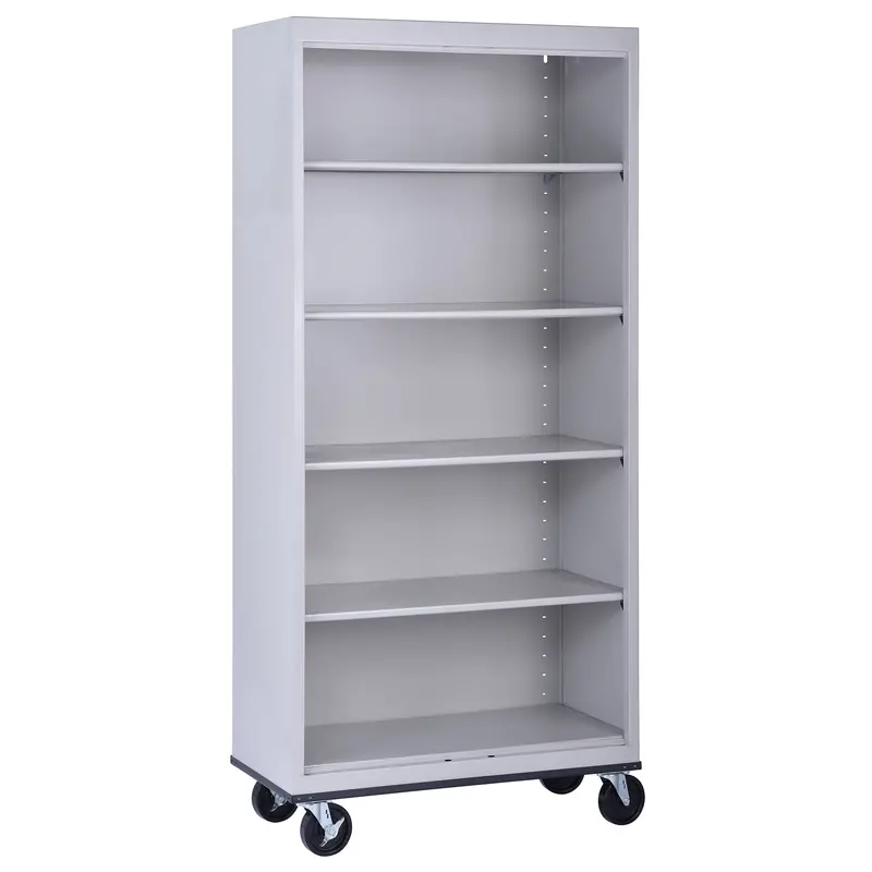 Mobile Welded Steel Bookcases 1