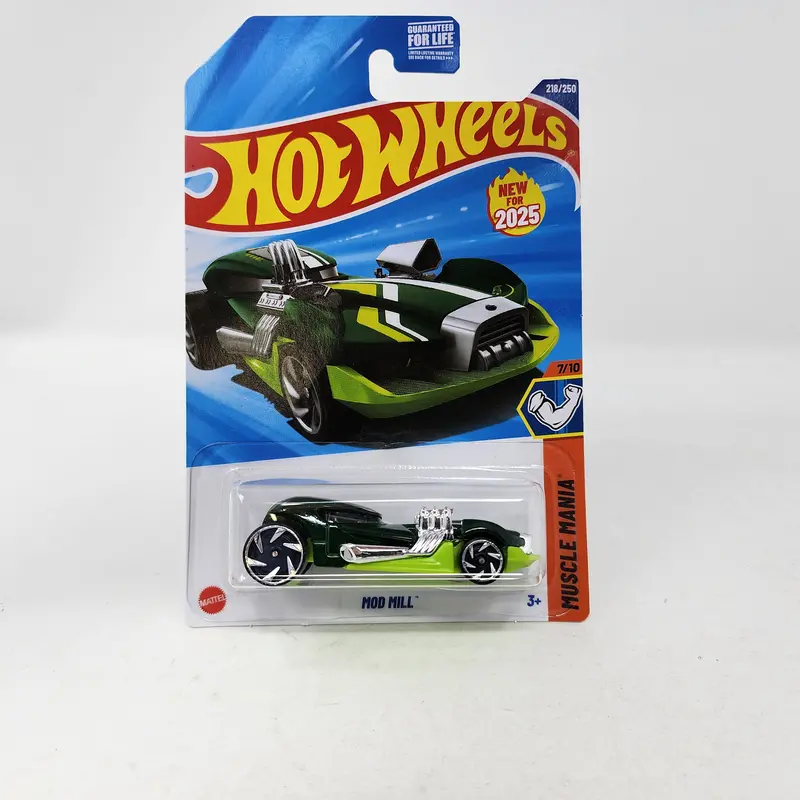 Mod Mill #218 * Black/Green * 2025 Hot Wheels  New! Case Q 1