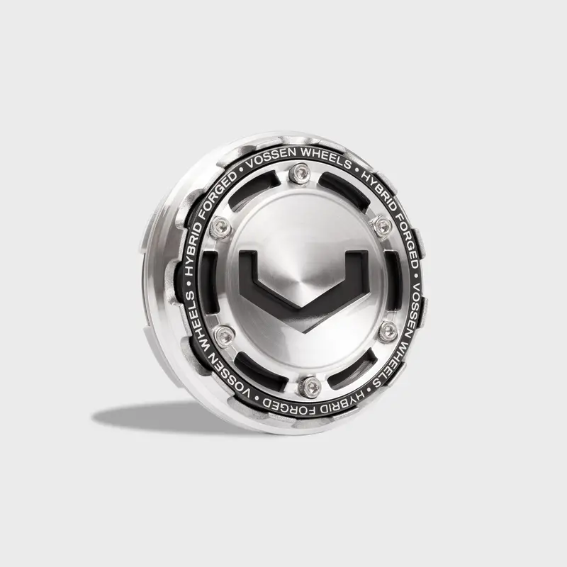 Modular Billet Caps- Brushed / Grey Insert 1