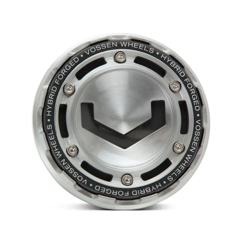 Modular Billet Caps- Brushed / Grey Insert 2