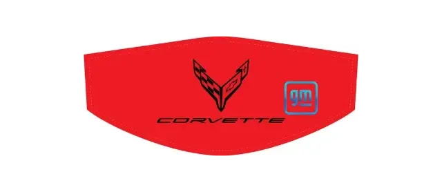Mono-Black Corvette Flags C8 Trunk Cover Convertible Or Coupe 2