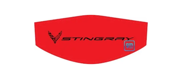 Mono-Black Stingray Flags C8 Trunk Cover Convertible Or Coupe 1