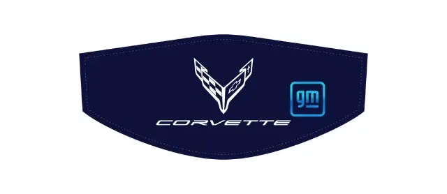 Mono-White Corvette Flags C8 Trunk Cover Convertible Or Coupe 2