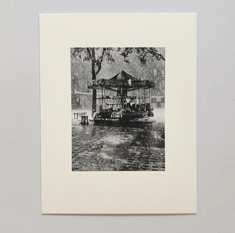Monsieur Barre's Merry-Go-Round, 1955, Photogravure By Robert Doisneau 1