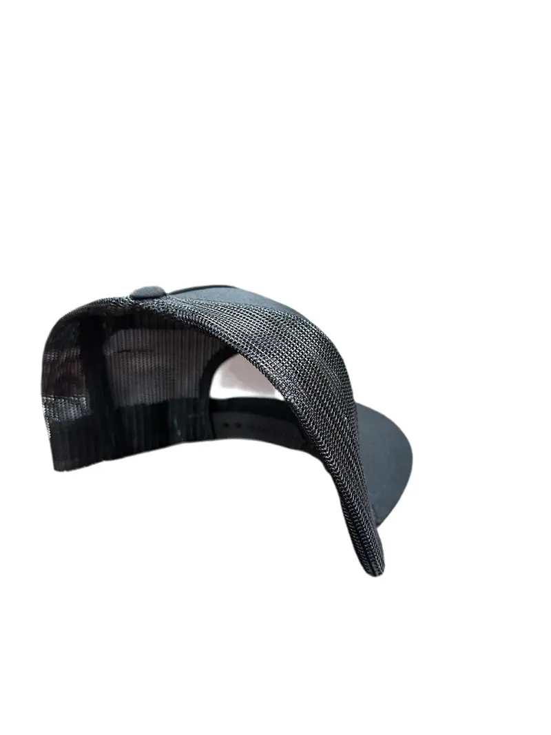 Mtw Billets High-Profile 5-Panel Flat Visor Snapback Trucker Hat | Yp Classics Yupoong | Black With Red Letters 2