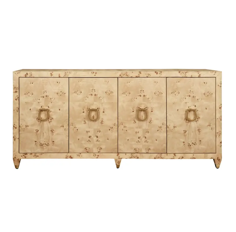 Mulligan Four Door Burlwood Buffet 1