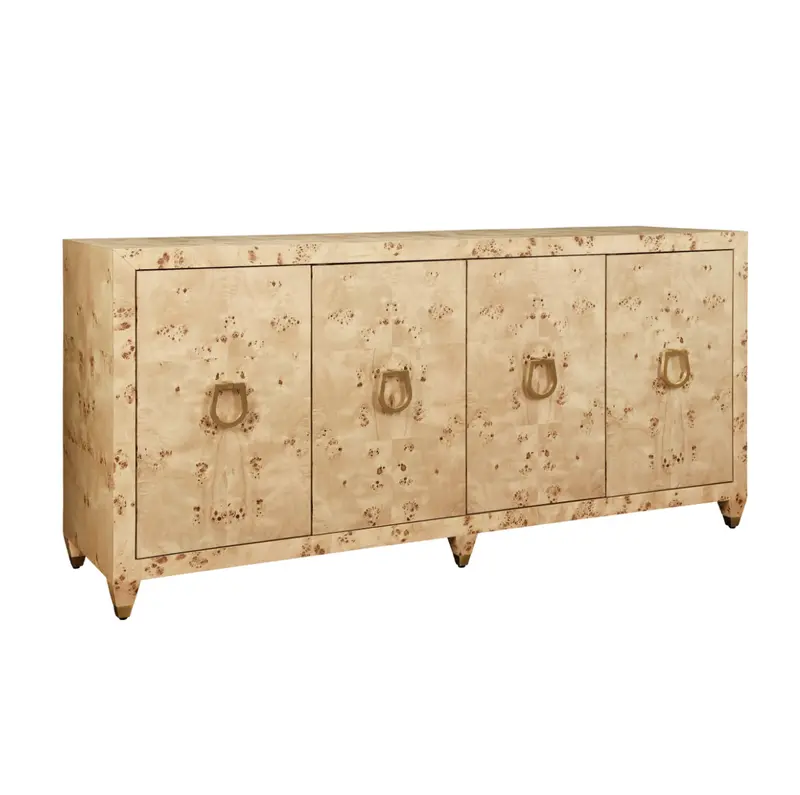 Mulligan Four Door Burlwood Buffet 2