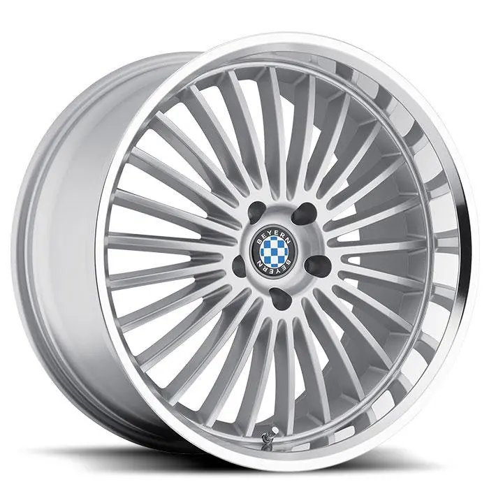 Multi Spoke Silver With Mirror Cut Face 1