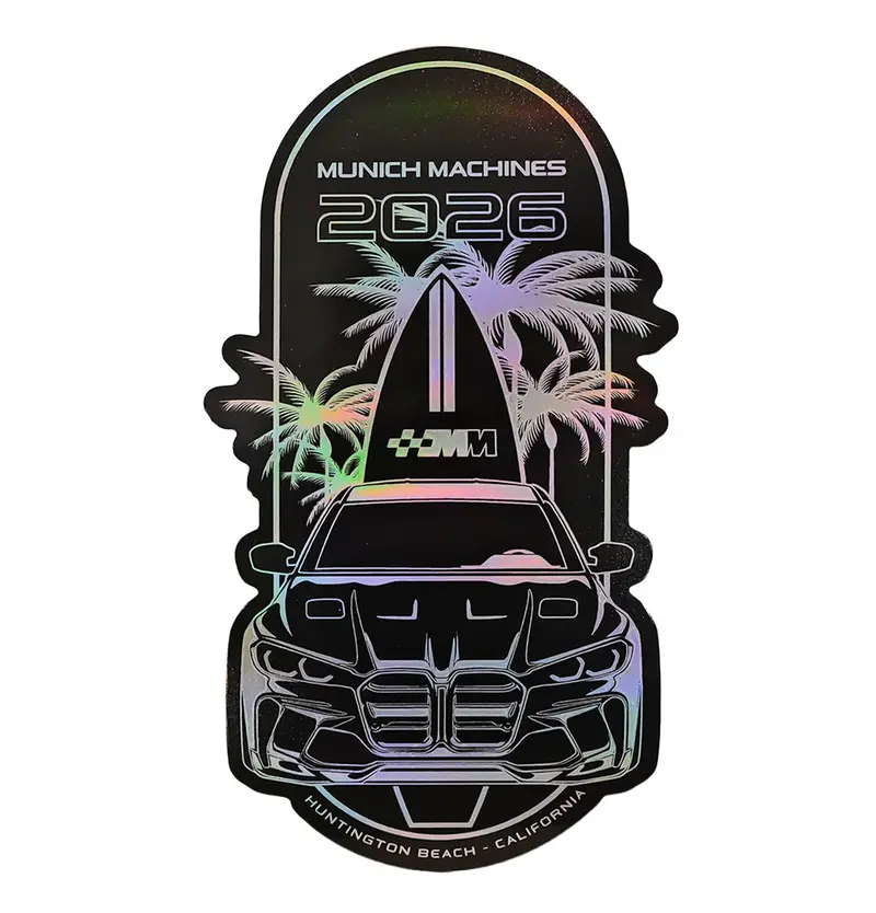 Munich Machines 2026 Limited Edition Holographic Decal 1