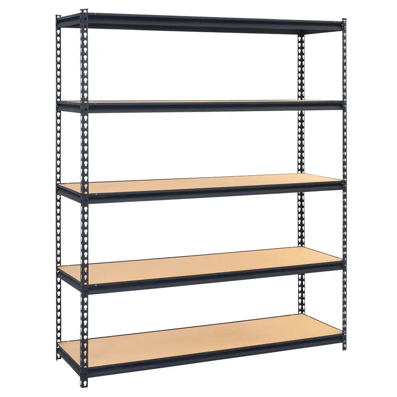 Musclerack™ Heavy-Duty Z-Beam™ Steel Boltless Shelving With Particleboard Decking 14
