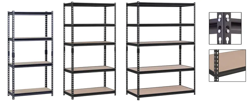 Musclerack™ Heavy-Duty Z-Beam™ Steel Boltless Shelving With Particleboard Decking 2