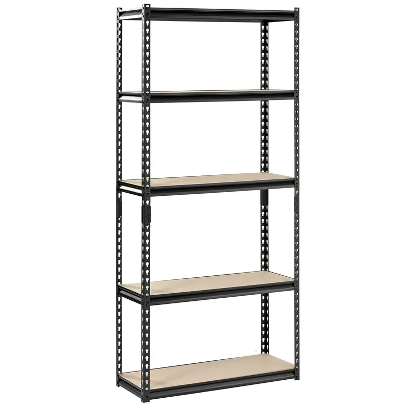 Musclerack™ Heavy-Duty Z-Beam™ Steel Boltless Shelving With Particleboard Decking 4
