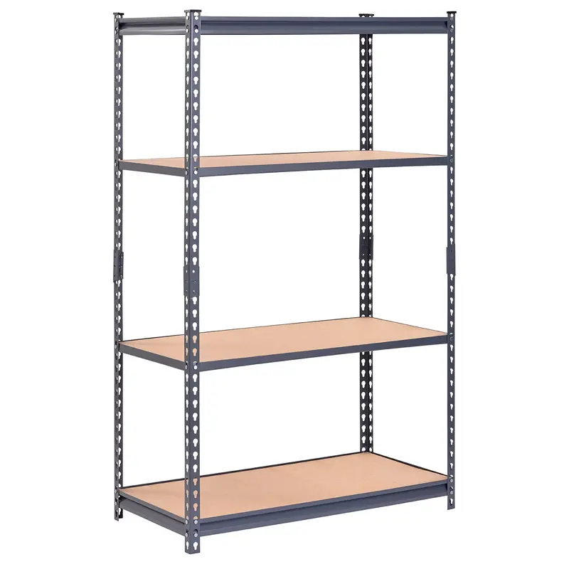 Musclerack™ Heavy-Duty Z-Beam™ Steel Boltless Shelving With Particleboard Decking 6
