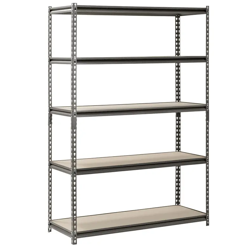 Musclerack™ Heavy-Duty Z-Beam™ Steel Boltless Shelving With Particleboard Decking 9