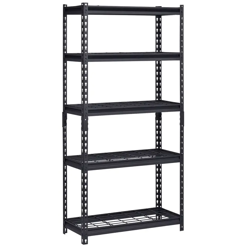 Musclerack™ Heavy-Duty Z-Beam™ Steel Boltless Shelving With Wire Decking 1